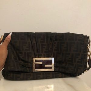 Fendi Zucca Large Flap Shoulder Bag❗️Authentic❗️